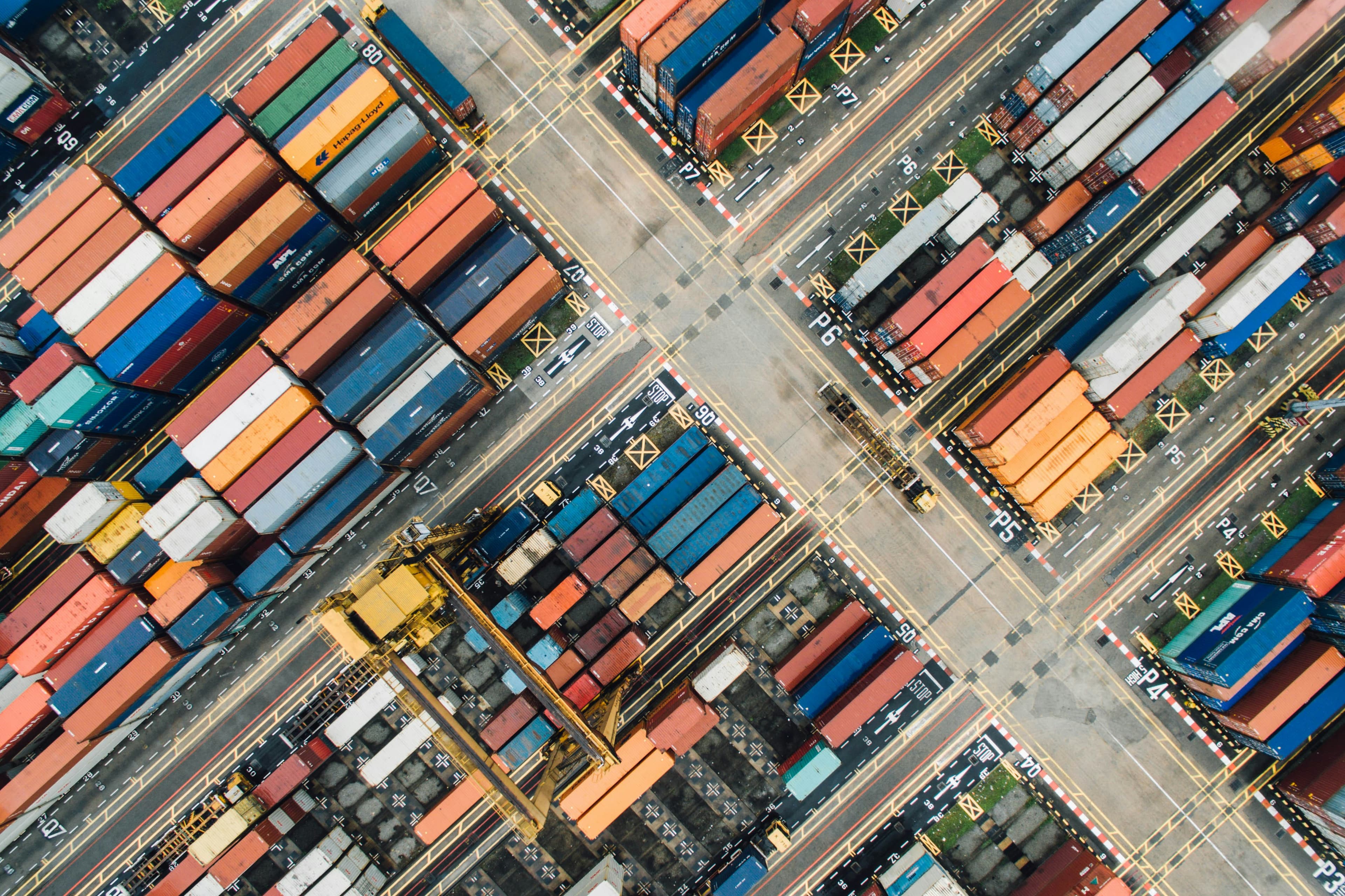 Cargo shipping background